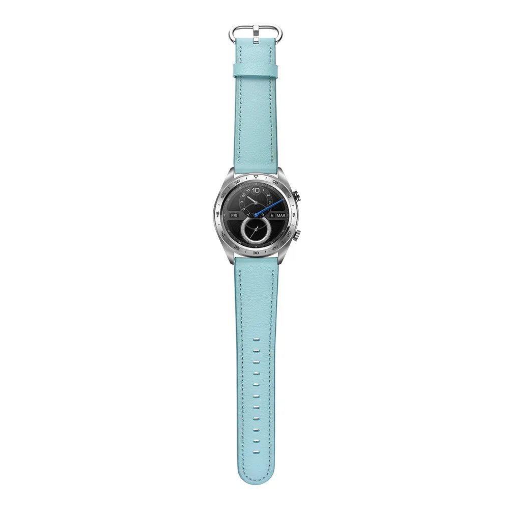 Для Huawei watch GT ремешок из натуральной кожи Honor magic band браслет для xiaomi huami amazfit Pace 2/gear S3