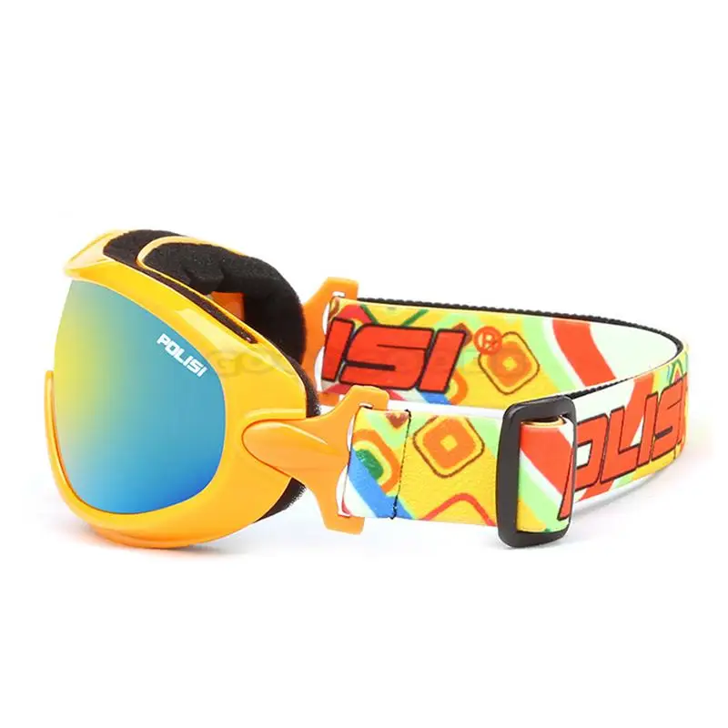 POLISI invierno Anti-niebla de Esqui gafas de las mujeres de los hombres Snowboard gafas de protección de UV400 nieve Skate nieve gafas
