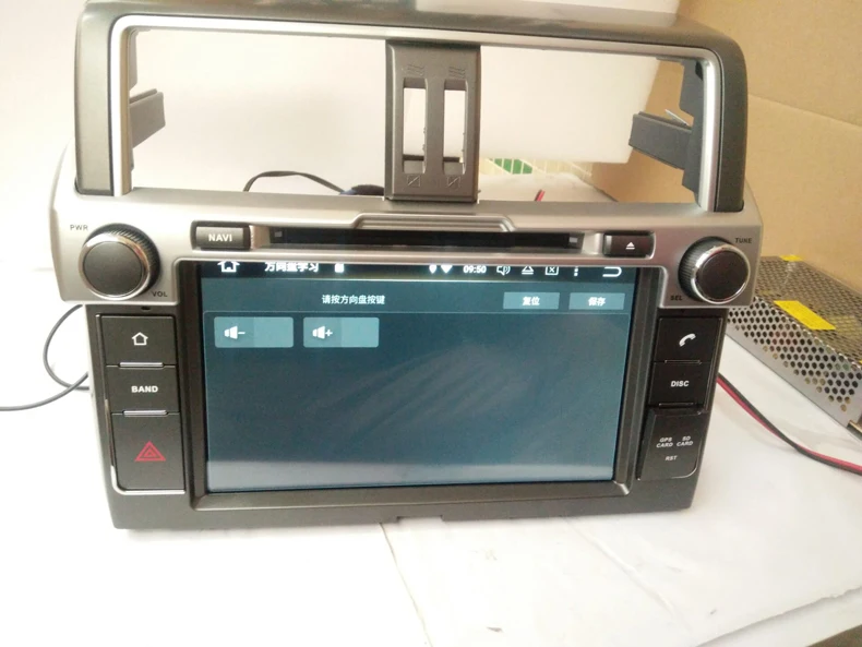 Perfect 9" two din android 9.0 car dvd player for TOYOTA PRADO LC950 PRADO 950 2014-2016 with 8core 4G RAM 32G ROM audio autoradio 9