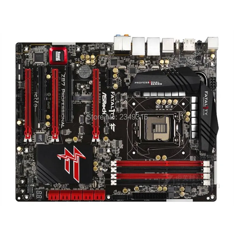 

Used original slot LGA1150 Z87 motherboard for ASRock Fatal1ty Z87 Professional desktop board USB3.0 SATA3 DDR3