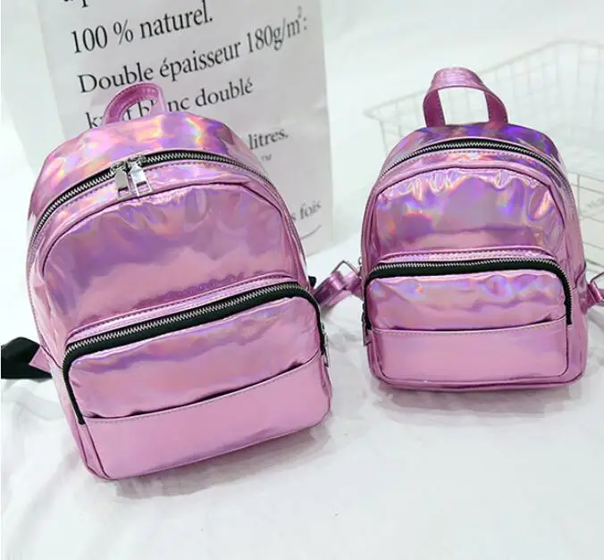 Backpack Girls School Holographic Backpack Holographic Shoulder Bags