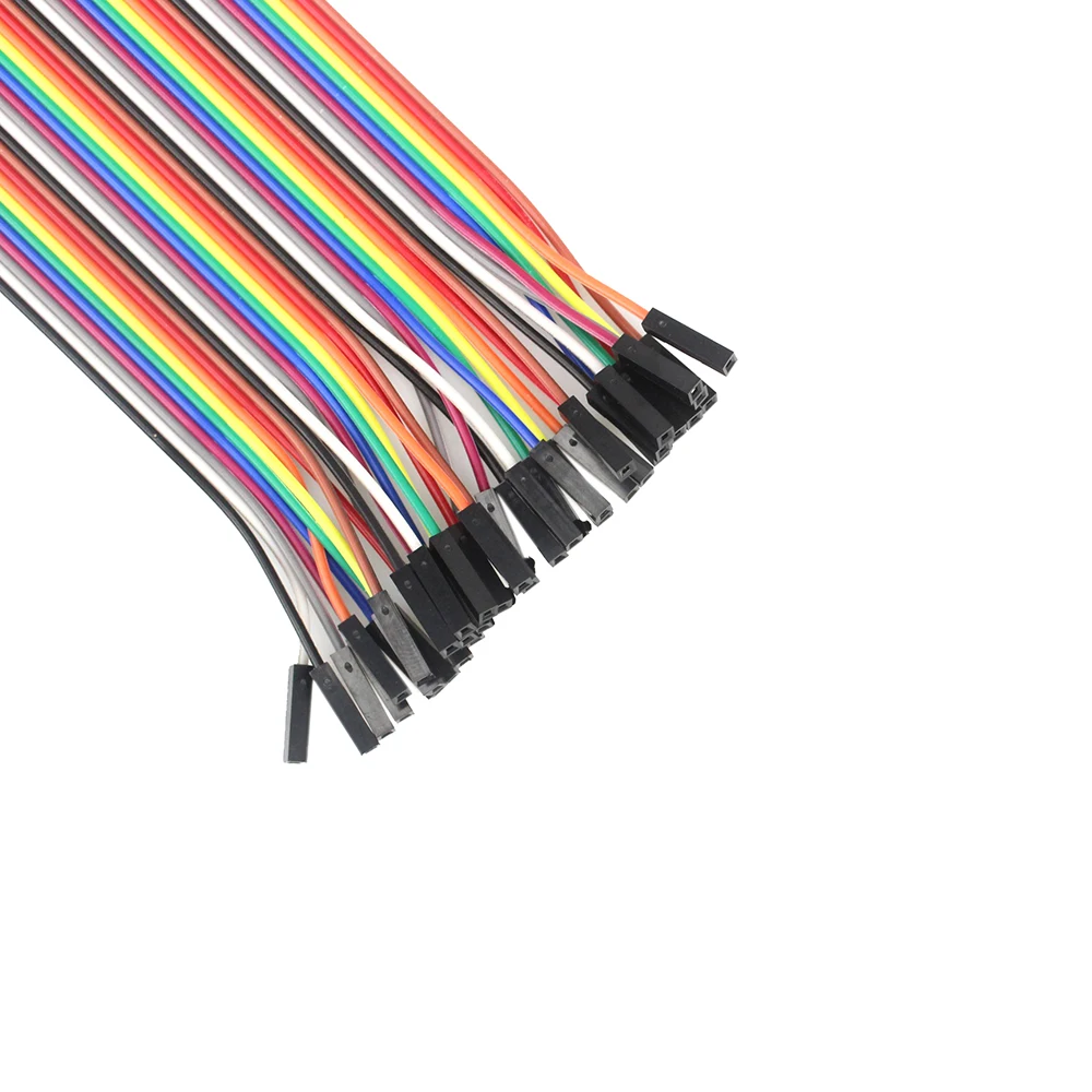 Кабель перемычка DuPont макетная плата для arduino Diy Kit 30 см папа + мама и гнездо