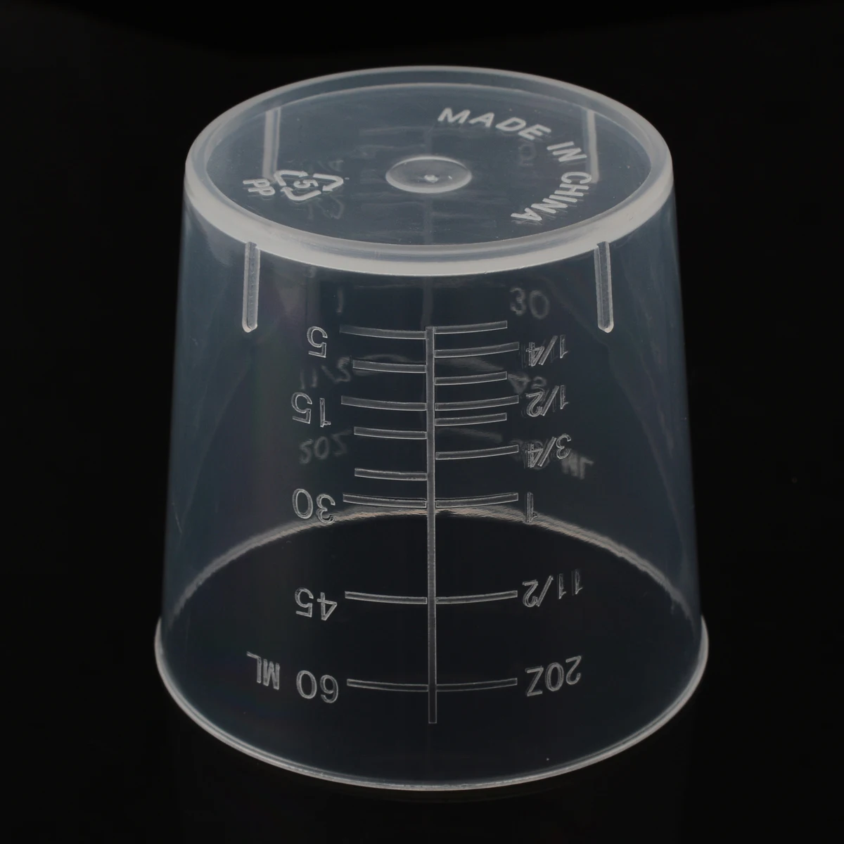 10 шт. 60 мл, пластиковые прозрачные мерные чашки с поверхностью жидкости контейнер кухонный инструмент