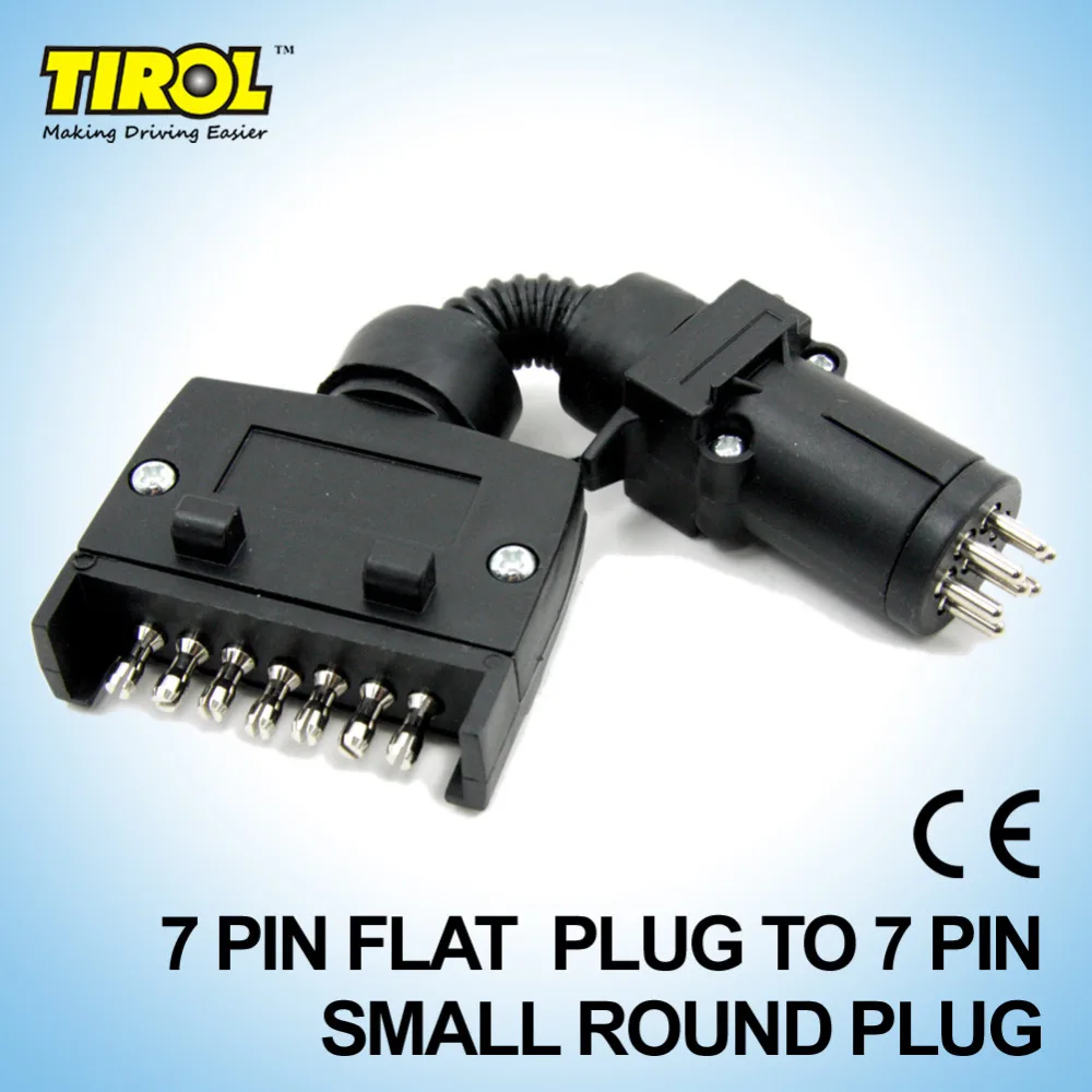 TIROL T21614a 7 Pin Plug Connector Trailer Boat Truck Car Parts Plug