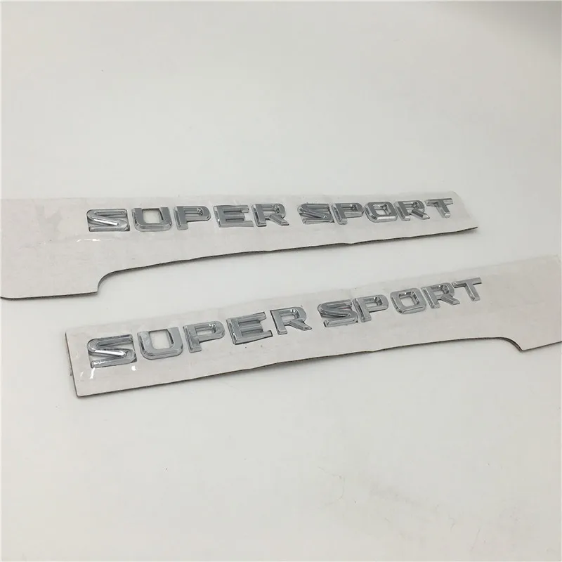 Хромированные символы заднего багажника с надписью Supersport боковые знаки для Lexus
