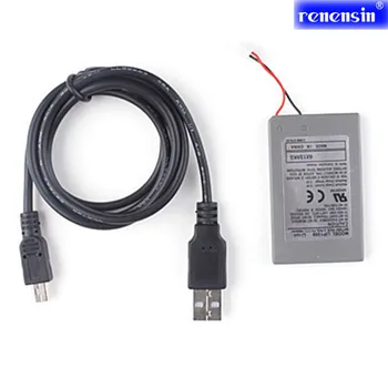 

Renensin LIP1359 Wireless Controller Battery Power Supply Replacement + USB Data Charger Cable Cord Packs for Sony PS3 gamepad