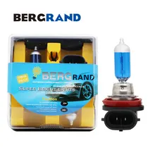 2 шт. H11 5000K 12 В 55 Вт галогенная лампа ксеноновая супер белая темно-синяя головная лампа жесткое стекло PGJ19-2 авто лампа для Toyota 2 шт