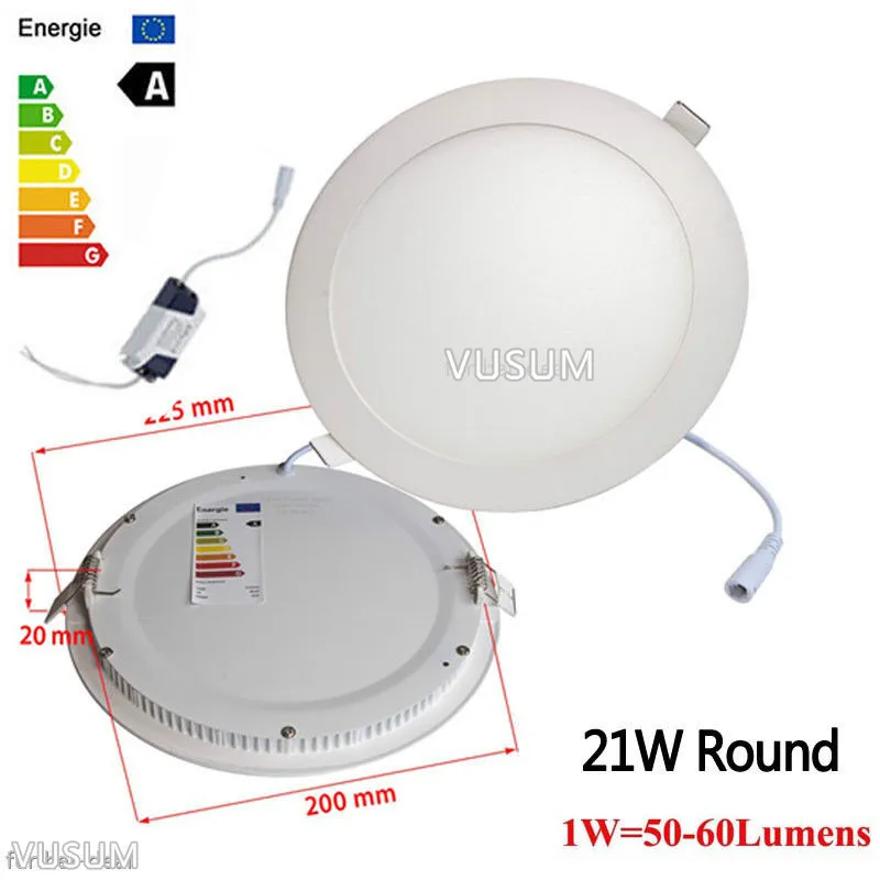 LED Ceiling Light Panel Light 6W 9W 12W 15W 18W 21W AC85-265V Indoor Lighting, Round/Square LED Light led panel light 2x4