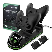 OIVO двойной контроллер зарядное устройство для Xbox One/One S/One X состояние зарядки дисплей экран станция Док-станция 2 перезаряжаемый аккумулятор