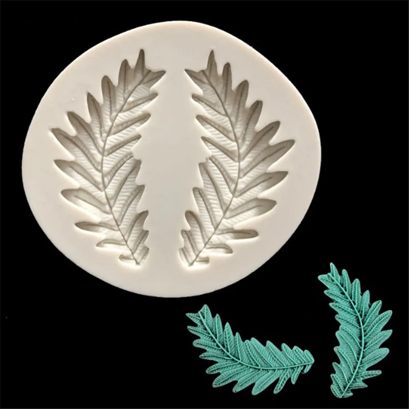 

Leaves Seaweed Olive Branch Flower Petal Sugarcraft Silicone Cake Mold Fondant Decorating Tools Chocolate Gumpaste Baking Mould
