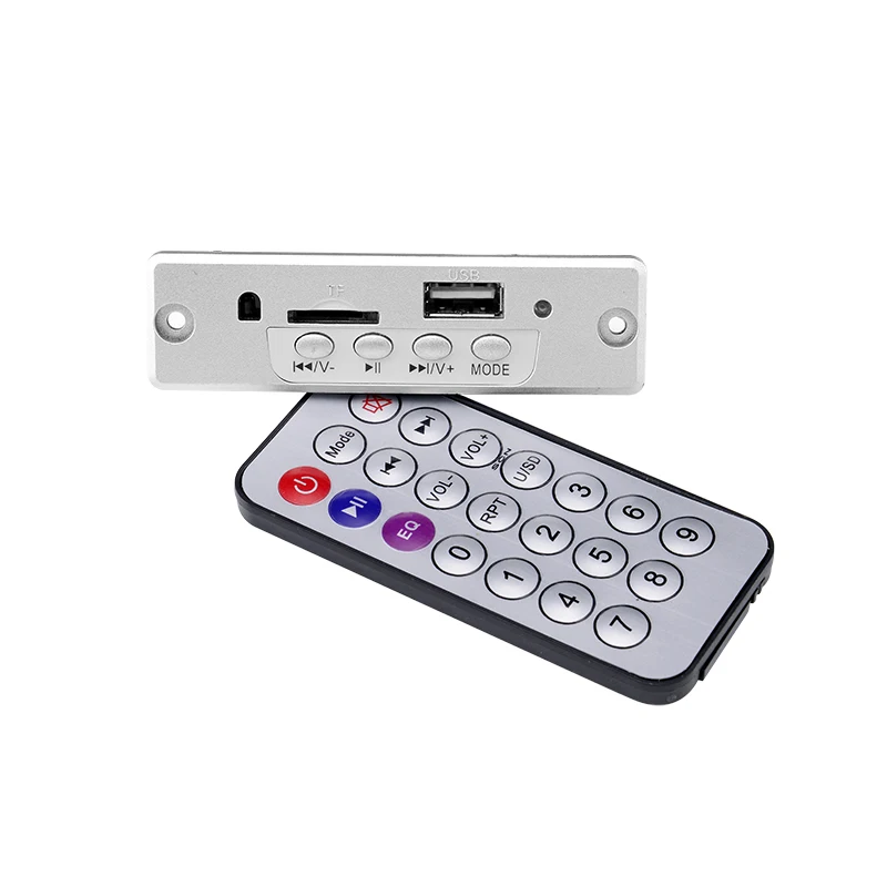

5V MP3 Player Lossless Decoder Board 3W Amplifier Stereo USB MP3 WAV Decoding TF FM Radio Module With Remote Control For Speaker