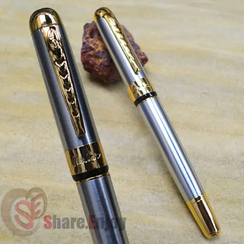 Авторучка средняя NIB JINHAO 250 Благородный Золотой и Серебряный