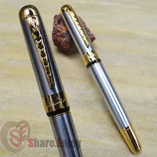 Авторучка средняя NIB JINHAO 250 Благородный Золотой и Серебряный