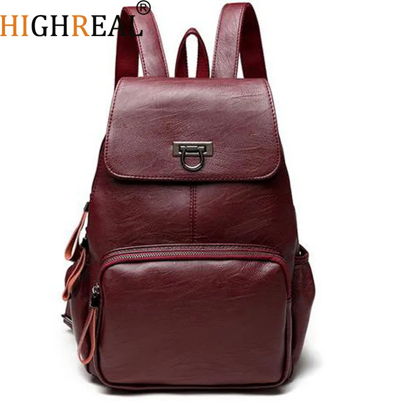 maroon backpack women's