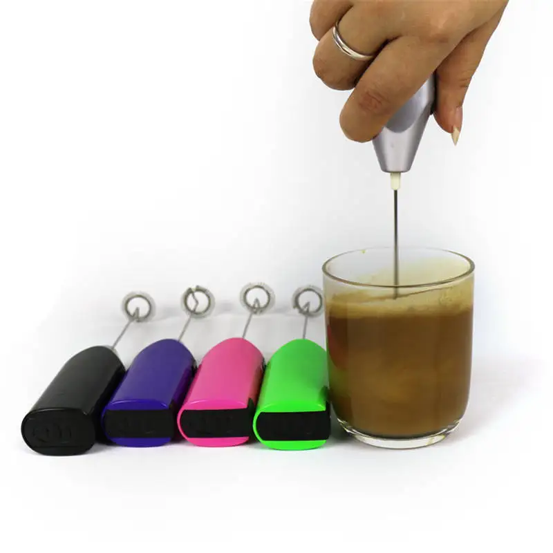 

1pc Handheld Electric Milk Drink Coffee Whisk Mixer Egg Beater Frother Foamer Mini Stirrer Practical Kitchen Cooking Tool
