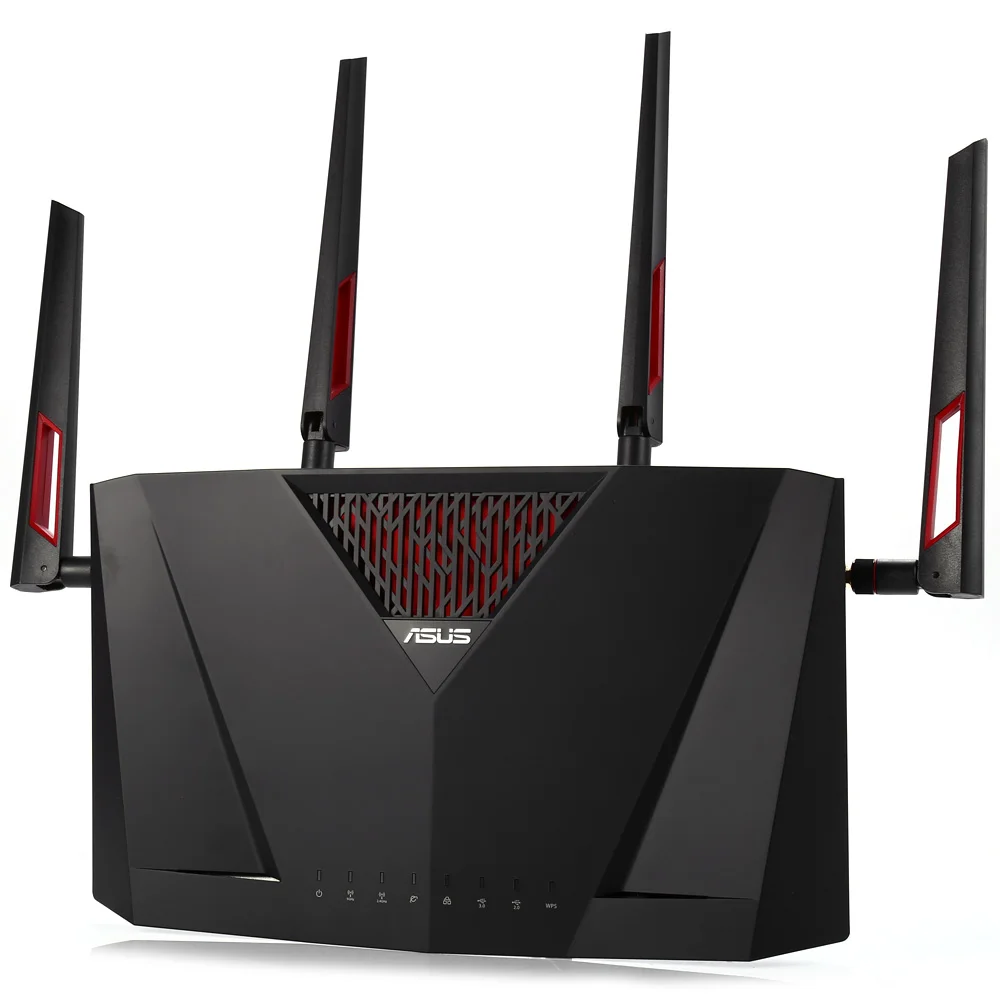 

ASUS RT-AC88U Wireless AC/G/N Router MIMO Technology Dual Band Network WiFi Repeater 1800Mbps Support VPN IEEE 802.11n/g/b/a