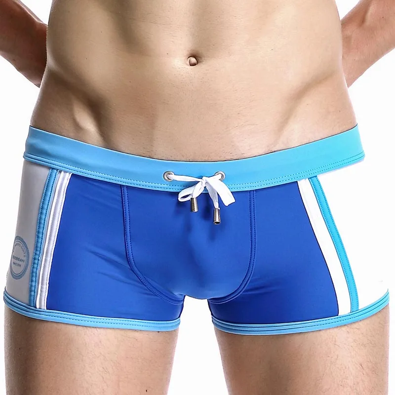 

Swimwears Men 2016 New Swimming Trunks Swimsuit Swim Shorts Boxer Nylon Gay Male Bathing Suits Low Waist Beach Sea Pool Clothing