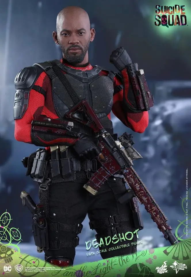 Suicide Squad Resin Statue Deadshot Will Smith Armored 1//6 DC Comics Figur