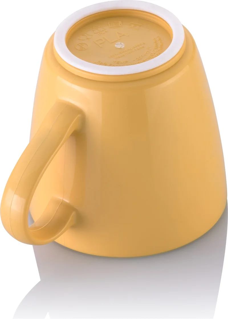 1pc of cup anti slip traning cup feeding cup baby infant ECO friendly PLA biodegradable material for kids nature color (4)