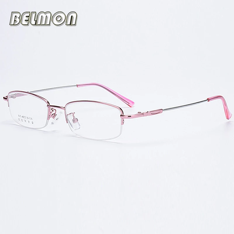 

Belmon Memory Spectacle Frame Women Eyeglasses Computer Prescription Optical Clear Lens Glasses Frame For Female Eyewear RS774