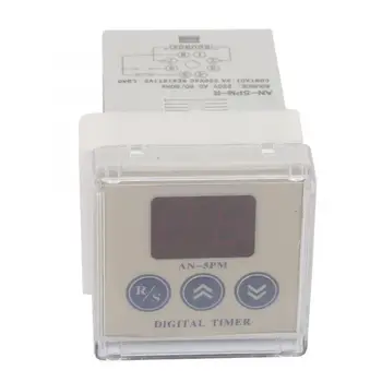 

AN-5PM-R AC 220V Power On Delay Timer Digital 8 Pin Time Relay With Alarm Voltage Relay