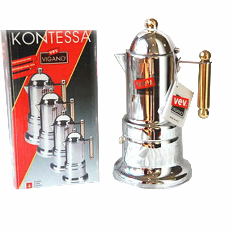 Bahasa Italia Moka Pot Rumah Tangga Mocha Kopi Stainless Steel