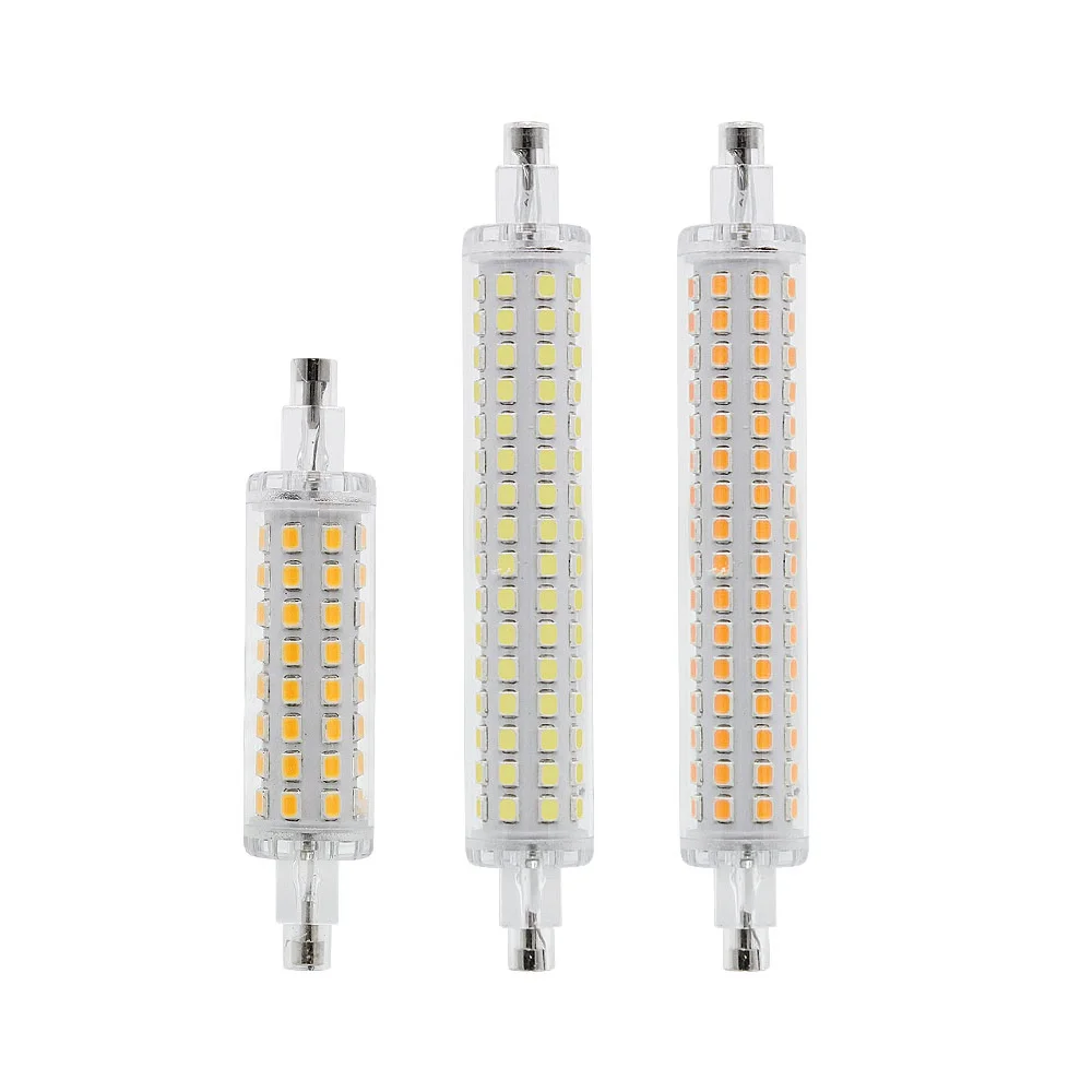 Светодиодная лампа R7S J78 J118 2835 SMD кукурусветильник я 220 В переменного тока 240 в 78 мм