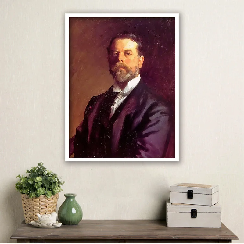 

diy painting by numbers john singer sargent self portrait living room impression portrait decorative paint adult hand drawing