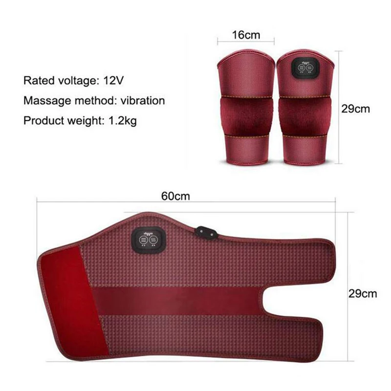Электрические грелки для колен многофункциональный массаж Вибрационный массажер для колен 3 уровня тепловой массаж для снятия боли