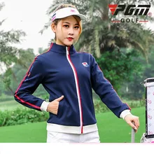 Новинка! PGM одежда для гольфа, Женская куртка, осенняя и зимняя одежда, спортивный плащ, легкая ветровка