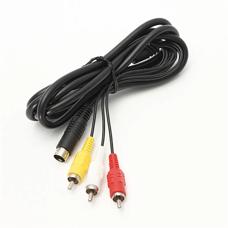 2 шт. 6FT 3 RCA Аудио Видео AV Соединительный Кабель адаптер для Sega Genesis 2/3|cable for|cable cordcable