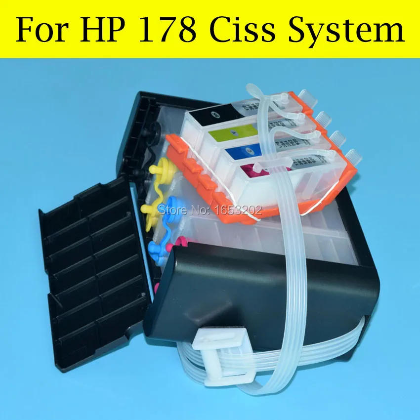 Система непрерывной подачи чернил для принтера HP 178 CQ191C CX052B CZ152B CQ176C CX042B CQ183C CQ761C