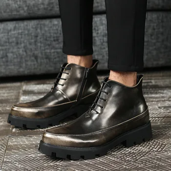 

Men Boots Spring Genuine Leather Comfortable High Quality Brand Fashion Boots #MPX8116186