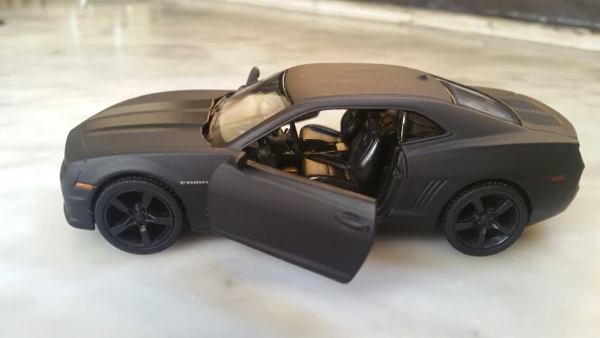 Licensed Diecast Metal 1:36 Scale Collection Car Model For TheChevrolet Camaro Alloy Pull Back Toys Vehicle - Matte Black die cast toy cars Diecasts & Toy Vehicles