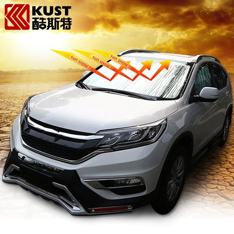 KUST 8PCS All Windows Foils Visor For Honda For CRV 2015 Front