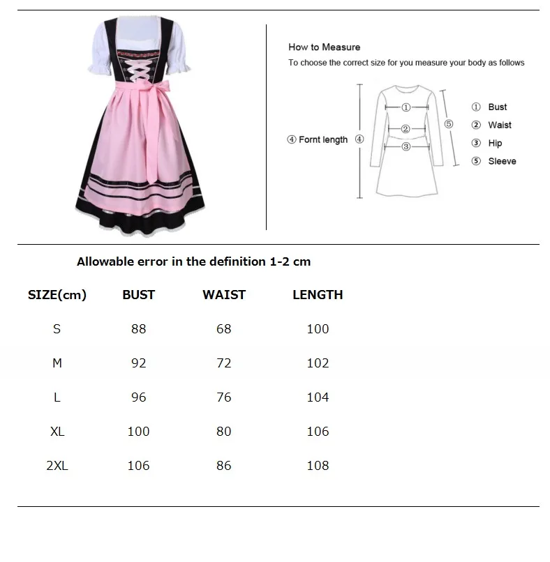 Дамы Октоберфест дирндль таверниер фестиваль карнавальный костюм Deguisement короткие 3 шт. официантка пиво горничной девушка нарядное платье