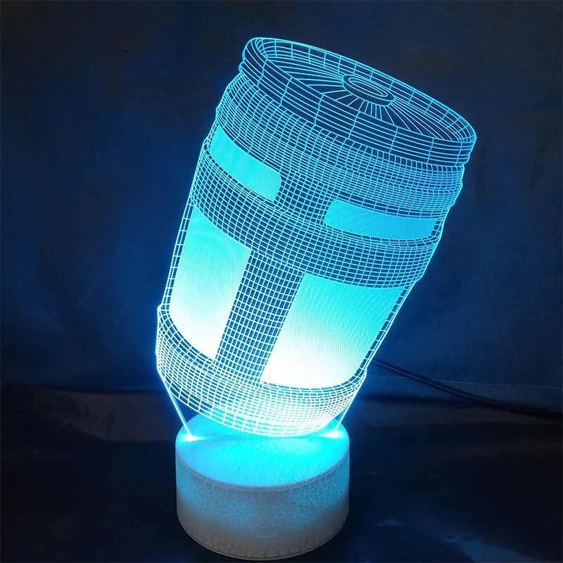 

Hot Game Fortnited Chug Jug 3D Table Lamp LED Touch 7 Color Change Night Light Home Decor Kids Gift