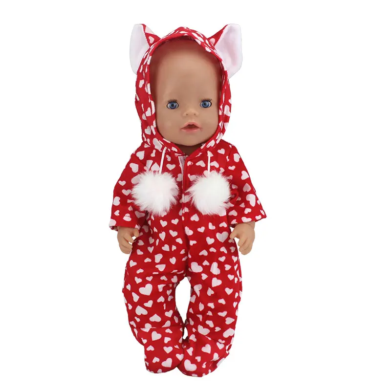 

New Doll Jump Suits Fit For 43cm Zapf Baby Born Doll 17 Inch Reborn Baby Doll Clothes