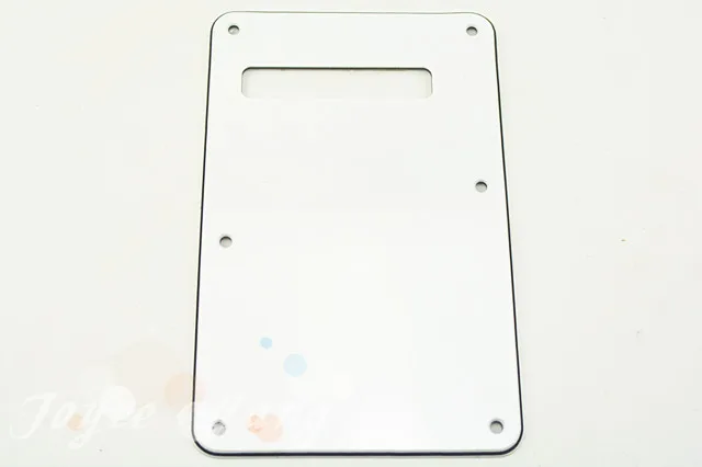 

Niko White 3 PLY 1 Line Electric Guitar Back Plate Tremolo Cover For Fender Strat Style Electric Guitar Pickguard Free Shipping