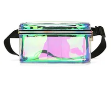 Модная прозрачная пвх прозрачная поясная сумка Хип-хоп поясная сумка для женщин