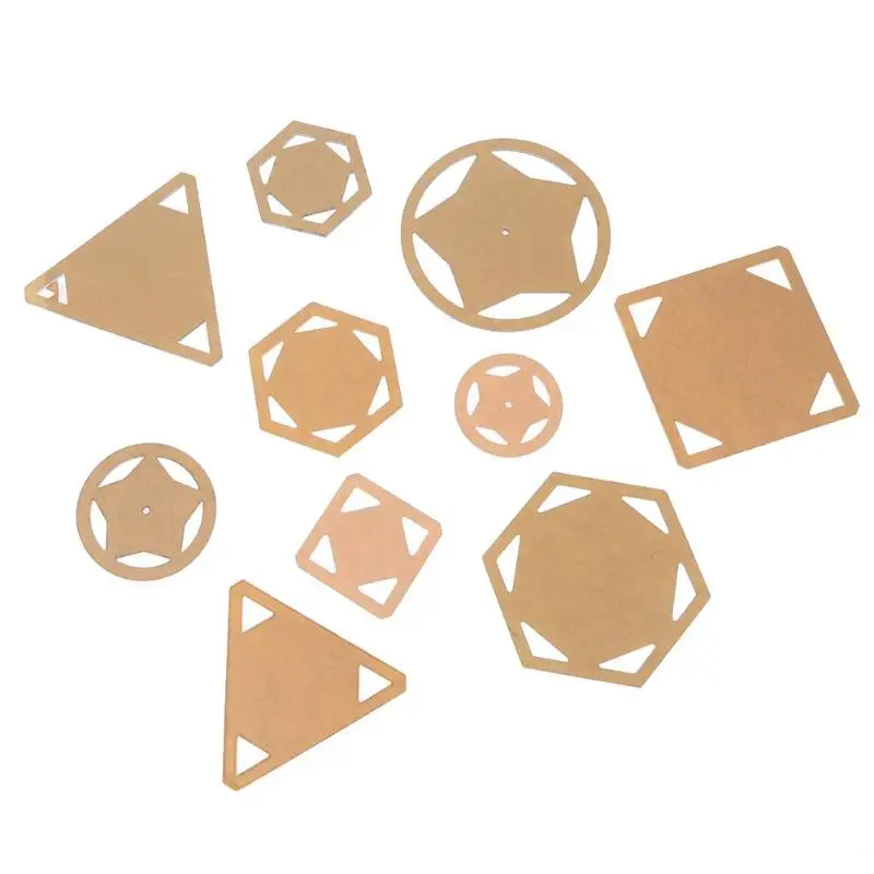 

5pcs/set 4 Style Geometry Handmade Quilt Templates Acrylic DIY Tool for Patchwork Quilter Styling Tool Cloth Quilting Supplies