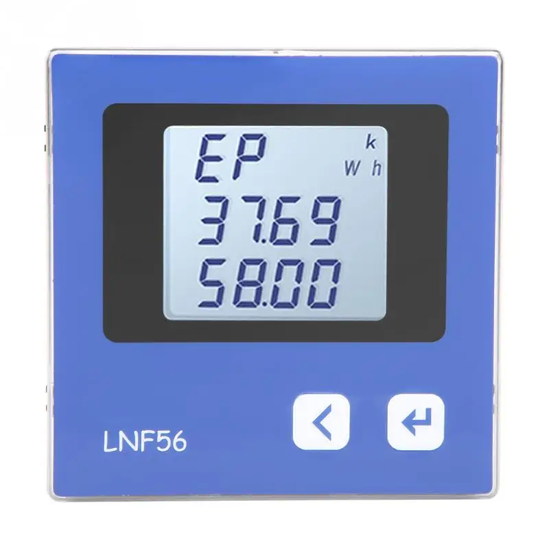 

LNF56 Digital LCD Display Three-Phase Ammeter Multi-Function Voltage Ammeter Intelligent Instrument Energy Meter