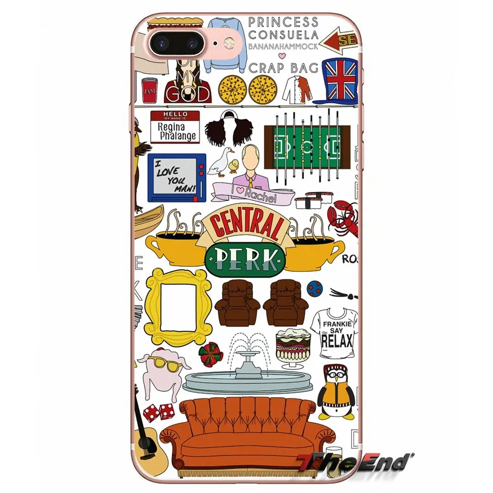 Для iPhone X 4 4S 5 5S 5C SE 6 6S 7 8 Plus Samsung Galaxy J1 J3 J5 J7 A3 A5 2016 2017 центральный Perk Collage Friend TV Show Case|case