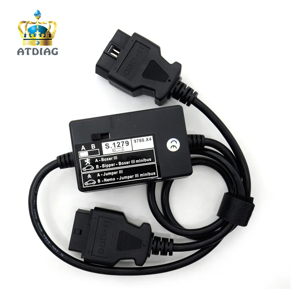 DHL Free S1279 Lexia PP2000 OBD2 Диагностический интерфейс S.1279 для 3 S1279|diagnostic interface|obd2