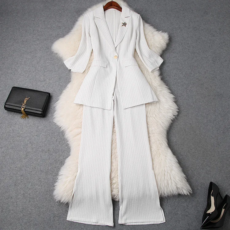 De Piste Européenne Ah03229 Style Femmes Luxe Vêtements Ensembles Partie 2019 Célèbre Mode Design Marque Zqnzztaw