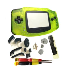 Новая распродажа прозрачный желтый Цвет чехол Limited Экран объектив черный Пуговицы для nintendogbashell набор с резиновыми прокладками X/yscrewdrivers