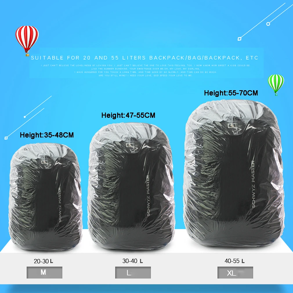 Модный одноразовый пылезащитный непромокаемый чехол для путешествий походный рюкзак для кемпинга рюкзак сумка