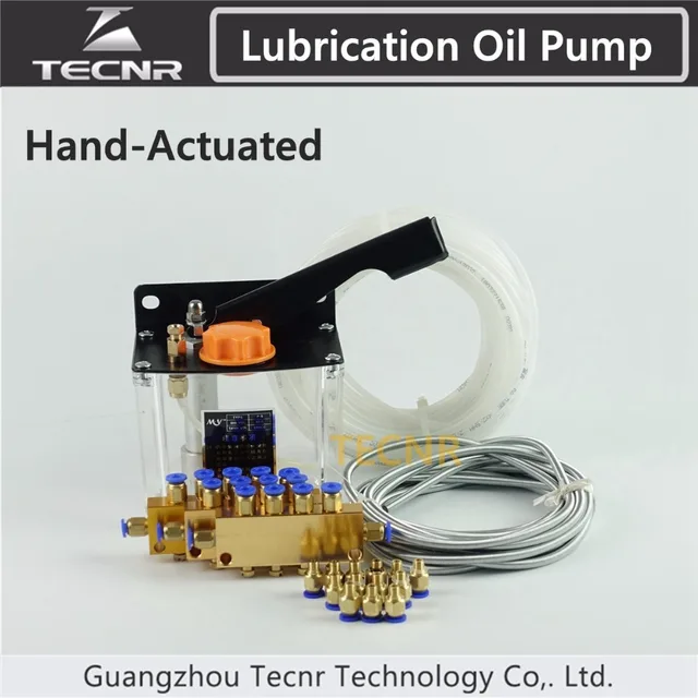 TECNR CNC Manual Oil Pump for CNC Machine Oil Lubrication pump system