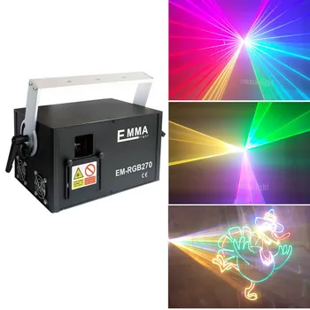 

5000mw RGB animation analog modulation DMX ILDA dj laser show light for disco stage laser lighting projector