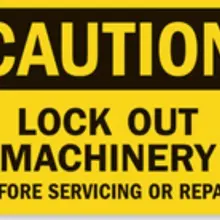 200 шт 20x15 см предостережение Блокировка машинное механическое управление инструкция, пункт № CA08